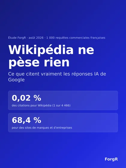 Couverture de l'étude : Wikipédia ne pèse rien